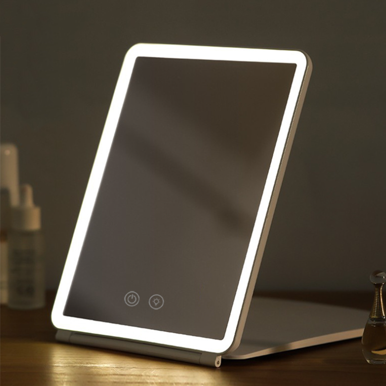 Espejo LED Portátil y Recargable