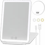 Espejo LED Portátil y Recargable