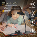 Lámpara de lectura LED Giratoria con Clip - Luz Inteligente para tu Espacio