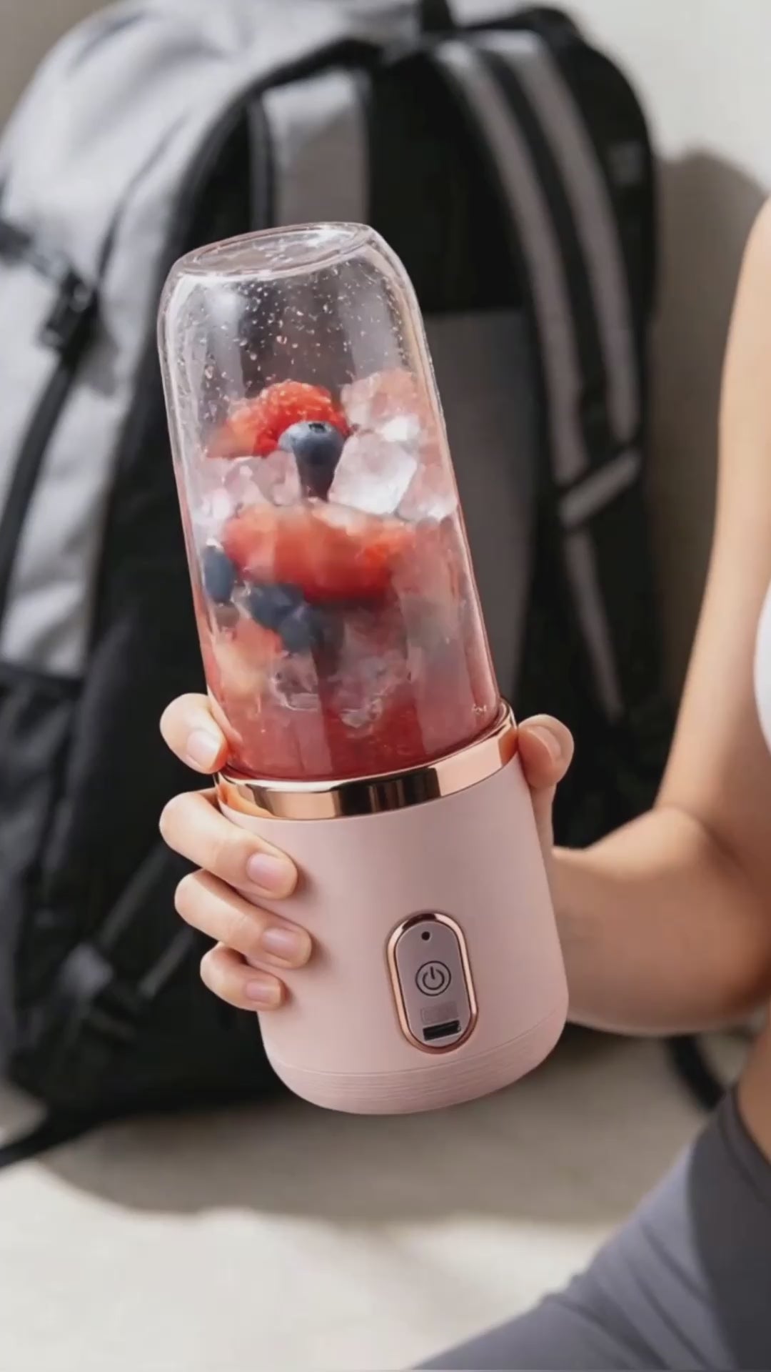 Batidora Portátil Recargable - Smoothies y Zumos Frescos en Cualquier Lugar