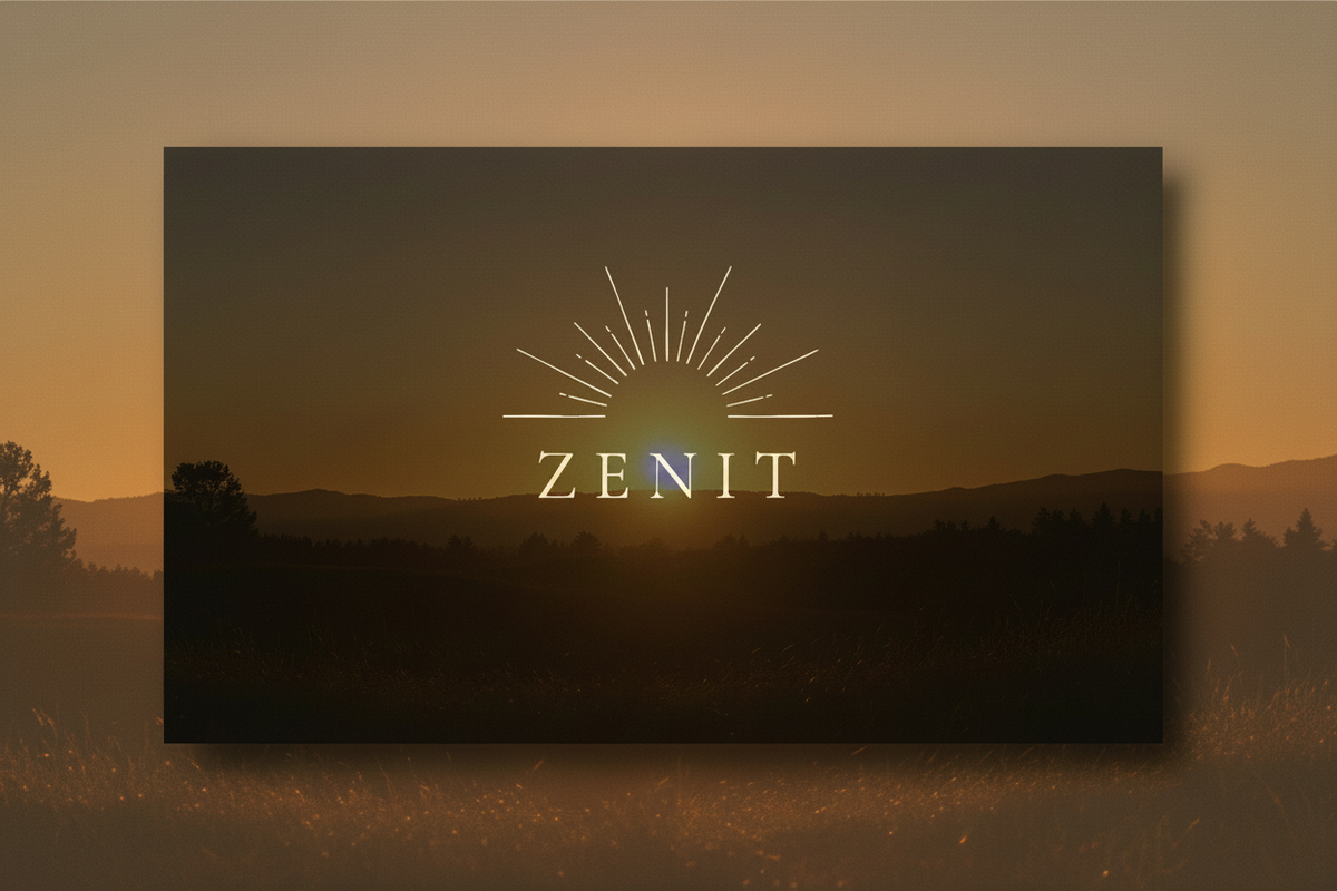 Tarjeta logo beige