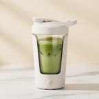 Taza blanca matcha mármol
