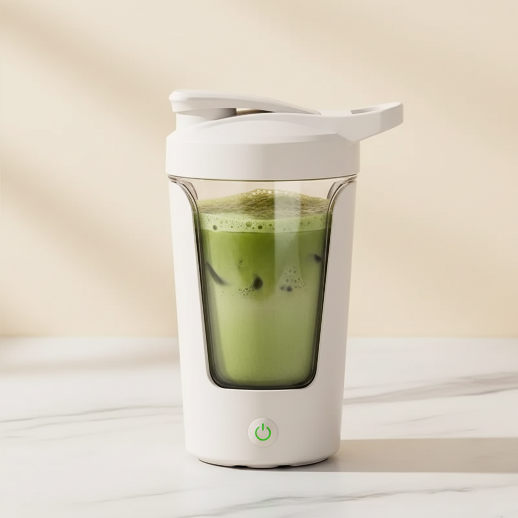 Taza blanca matcha mármol